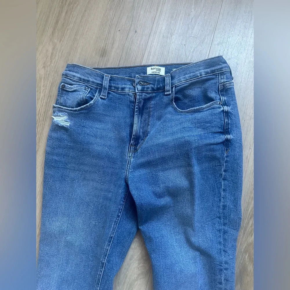 Kensie Blue high rise Skinny Jeans - Picture 2 of 5